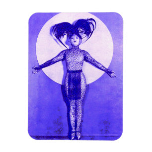 1922 oddball movie star get-up - blue magnet