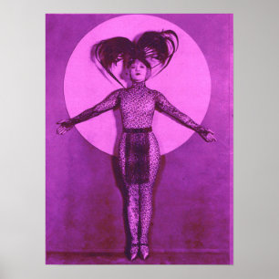 1922 oddball movie star get-up - lavender poster