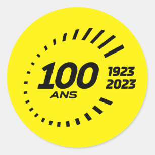 1923-2023 Racing Centenary Le Mans 24 Hours GT7 Classic Round Sticker