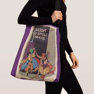 1923 Al Jolson’s Theatre playbill cover print Crossbody Bag