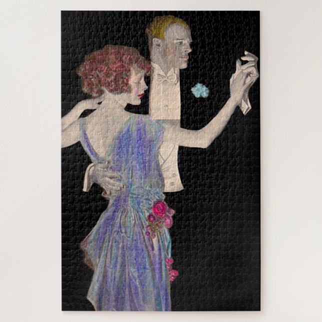 1923 Arrow collars and shirts ad Jigsaw Puzzle (Vertical)