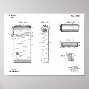 1923 Compact Camera Patent Art Drawing Print