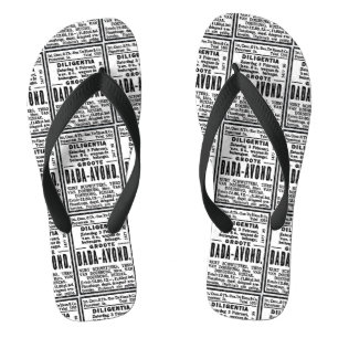 1923 DADA ART NEWSPAPER ADVERT FLIP FLOPS