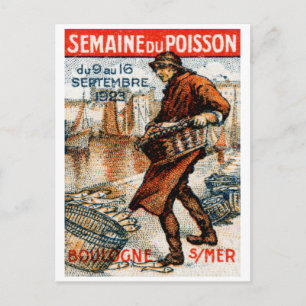 1923 Seafood Festival Postcard