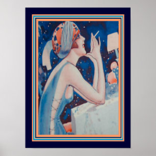 1923 Vie Parisienne Art Déco Imprimer 12 x 16