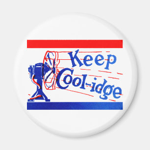1924 Keep Coolidge Magnet