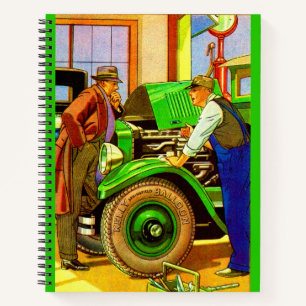 1924 Kelly Springfield balloon tires ad Notebook