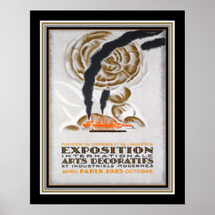 1925 Art Deco Paris Exposition Poster