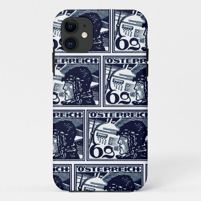 1925 Austrian Air Mail Case-Mate iPhone Case (Back)