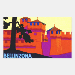 1925 Bellinzona Switzerland Sticker