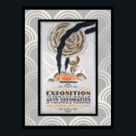 1925 Charles Loupot French Art Deco Exhibit Poster<br><div class="desc">⭐⭐⭐⭐⭐Art Deco's back baby!! Celebrate 100 years of the new, bold, and classy style that America and other lands appreciated during a post WWI era!! ⭐⭐⭐⭐⭐Restyled Charles Loupot 1925 Art Deco Exhibit poster with the addition of small Art Deco motifs, black borders, and an elegant backdrop of sleek circles in...</div>