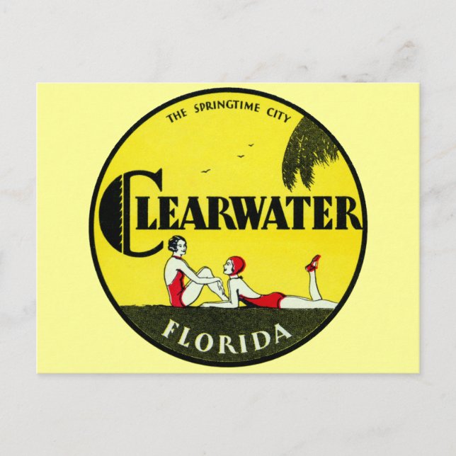 1925 Clearwater Florida Postcard (Front)