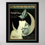 1925 Deco "Die Nacht der Nachte" Poster<br><div class="desc">Stunning Art Deco Sheet Music Cover 1925 ~ Die Nacht der Nachte ~ by Rudolph Nelson. 16x20 shown here- may be available in other sizes.</div>