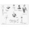 1925 French Fashions Tissue Paper