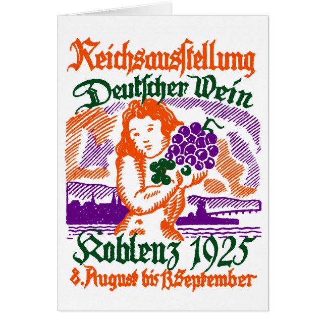 1925 German Wine Festival (Front)