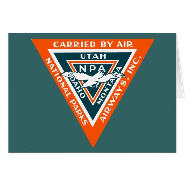 1925 National Parks Airways (Front Horizontal)