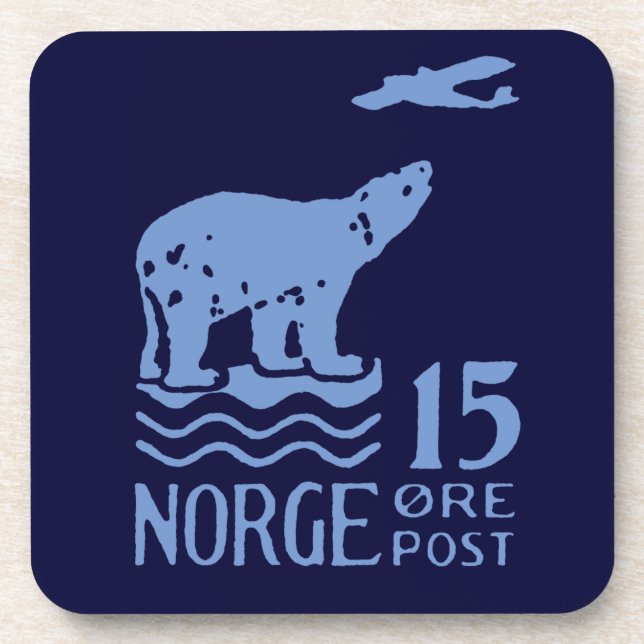 1925 Norwegian Polar Bear Coaster (Front)