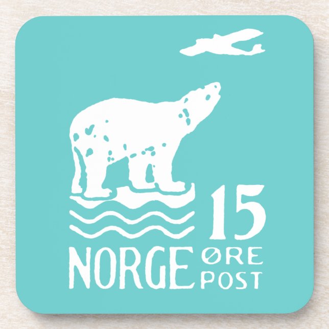 1925 Norwegian Polar Bear Coaster (Front)