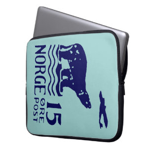 1925 Norwegian Polar Bear Laptop Sleeve