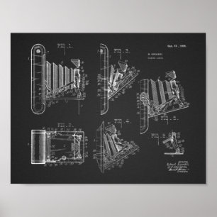 1926 Folding Camera Patent Art Drawing Print