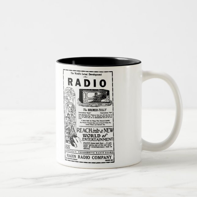 1927 Bremer Tully Radio Ad Mug (Right)