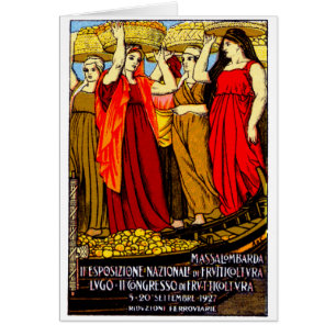 1927 Italian Fruit Growers Poster