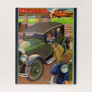 1927 Kelly-Springfield tire ad Jigsaw Puzzle
