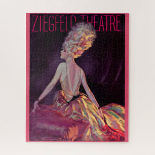 1927 Ziegfeld Theatre cover art Jigsaw Puzzle