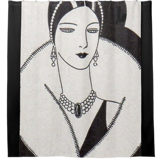 1928 art deco woman print (Front)