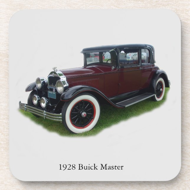 1928 Buick Master set of 6 coasters (Front)