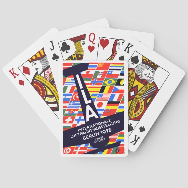 1928 International Air Show Playing Cards (Back)