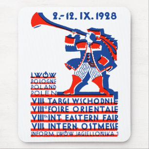 1928 Lwow Eastern International Fair Mouse Pad