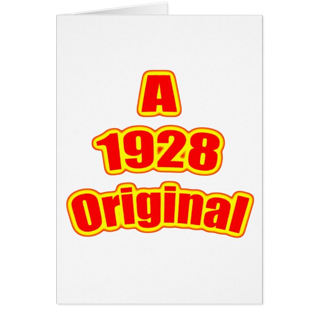 1928 Original Red (Front)