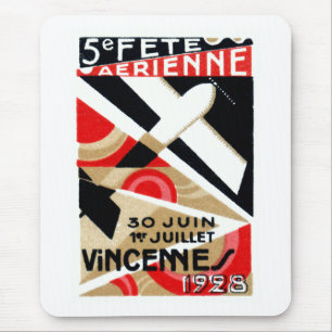 1928 Paris Air Show Mouse Pad