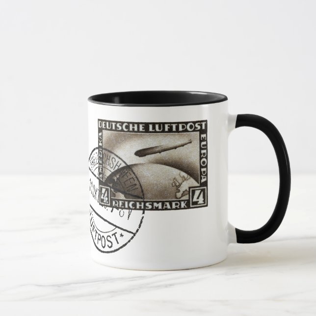 1928 Zepplin Airmail Mug (Right)