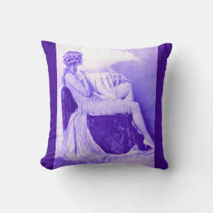 1928 Ziegfeld girl Throw Pillow