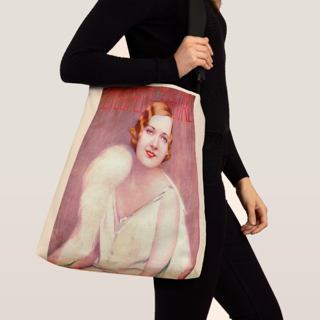 1928 Ziegfeld Theatre program cover Crossbody Bag (Close Up)