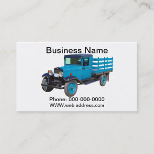 1929 Chevy 1 Tonne Stake Body Truck Business Card