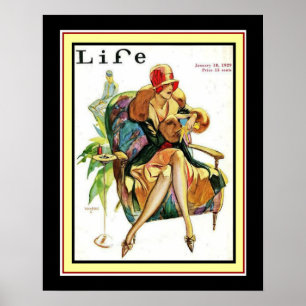1929 Life Art Deco Cover 16 x 20 Poster