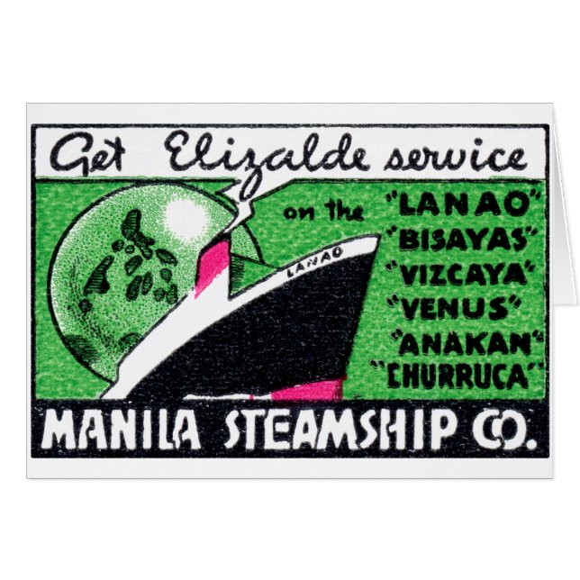 1930 Manila Steamship Company (Front Horizontal)