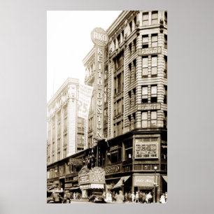 1930 RKO Keith Theatre in Boston Poster