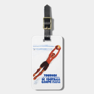 1930 Soccer Tournament Luggage Tag