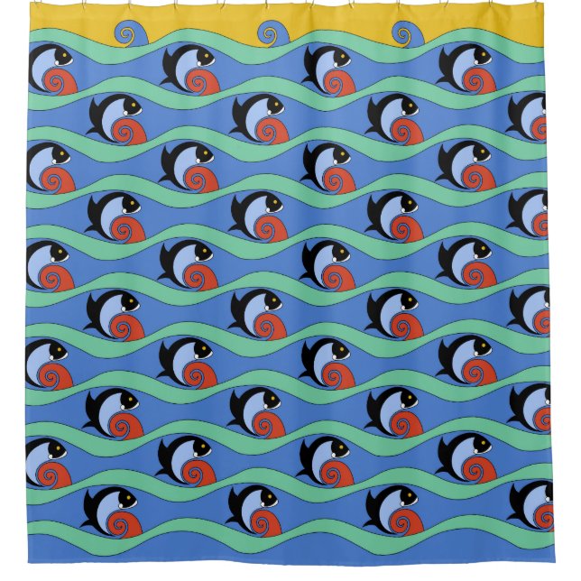 1930s Art Deco Fish - L.A> Union Station Tiles (Front)