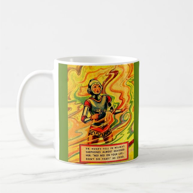 1930s Buck Rogers comic Wilma Deering Coffee Mug (Left)