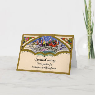 1930s Christmas Greetings Card
