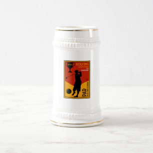 1930's Classic Golf Art Print Beer Stein