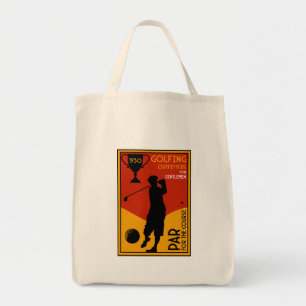 1930's Classic Golf Art Print Tote Bag