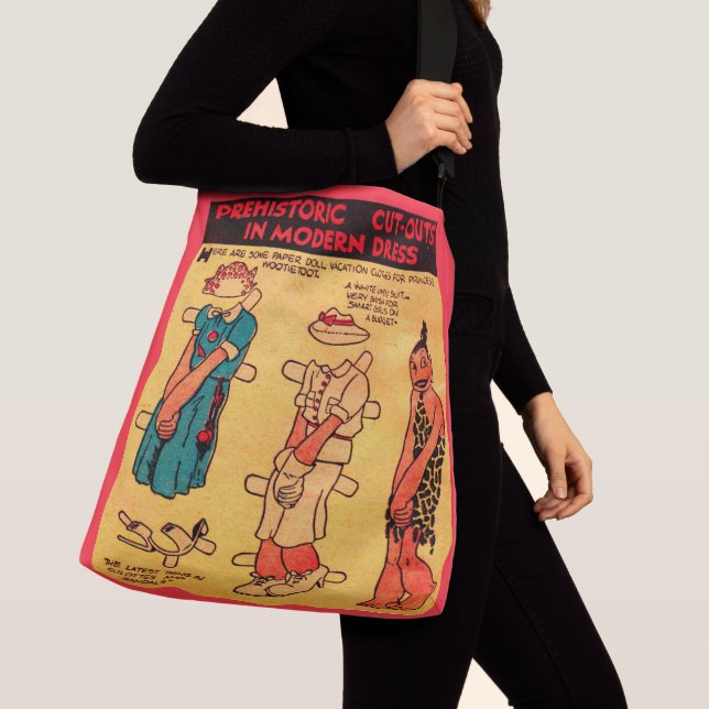 1930s comic strip paper doll Princess Wootietoot Crossbody Bag (Close Up)