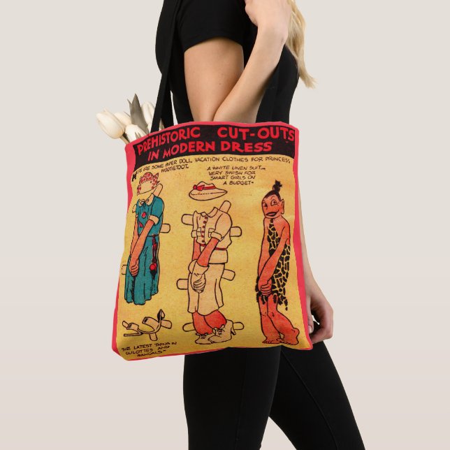 1930s comic strip paper doll Princess Wootietoot Tote Bag (Close Up)