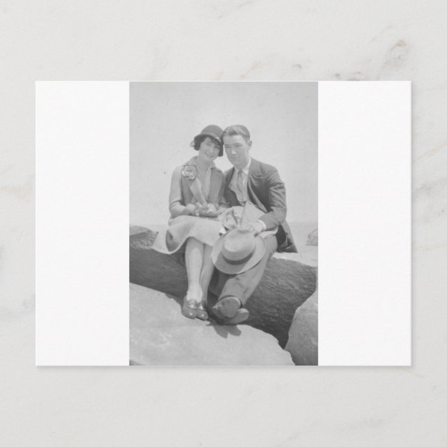 1930's Couple Postcard (Front)
